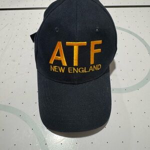 Black Cap with Yellow Embroidery